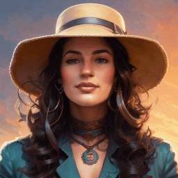 Realistic profile picture for female - Arqueóloga