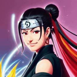 Profile picture in the style of Naruto for female