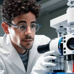 Realistic profile picture for male - Científico