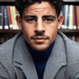 Realistic profile picture for male - Biblioteca
